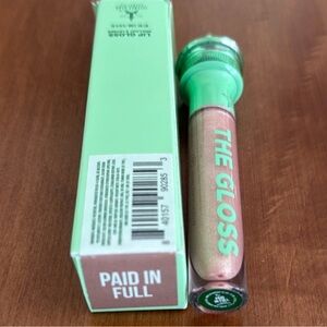 Jeffree Star The Gloss - Sparkling Pink with Mint Green Cap